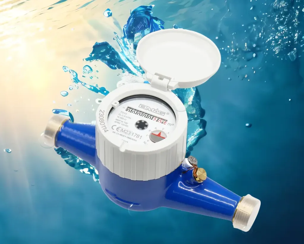 BMAG IP68 Water Meter BRASS MULTI JET WATER METER with 360° roating 1